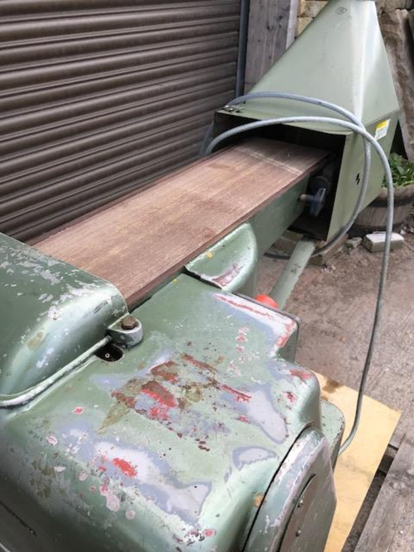 Cooksley Belt Linisher, with dust shoot (vendors comments - good condition), lot location - - Image 3 of 5
