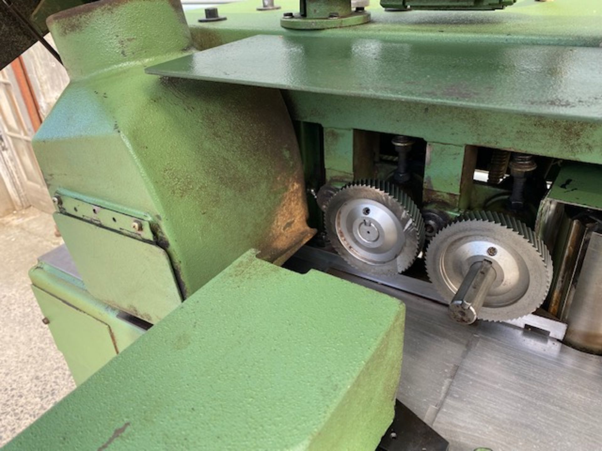 Guilliet KXY Corroyeuse Four Sided Planer/ Moulder, with tooling, year of manufacture 1988, 12in. - Image 10 of 11