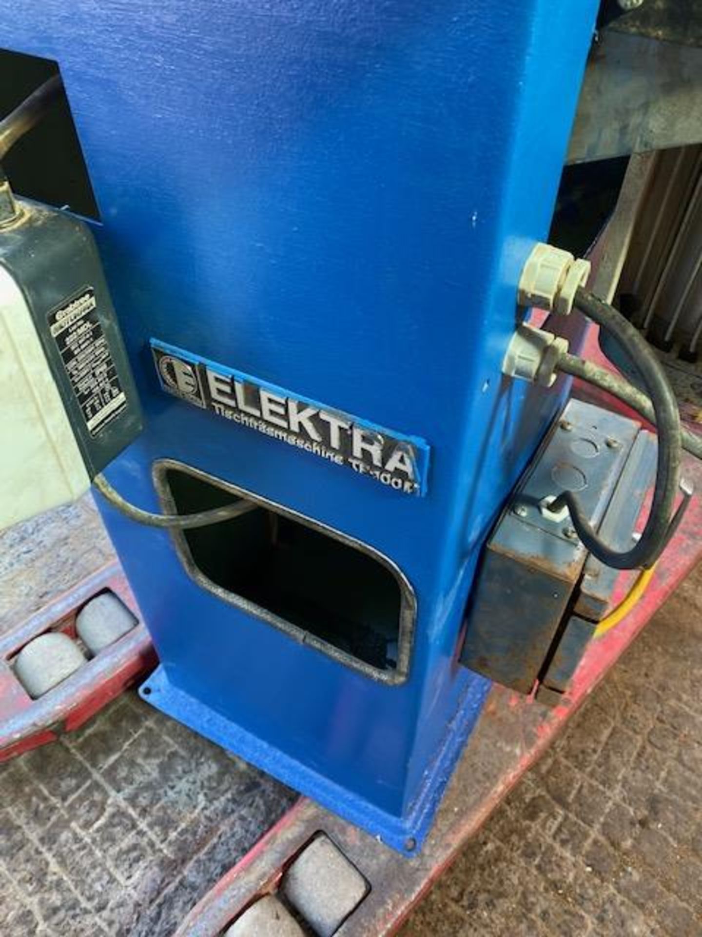 Electra Beckum Sander, year of manufacture 1988, 240V (vendors comments - good condition), lot - Image 7 of 8