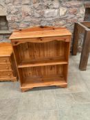 Pine Bookcase, approx. 33in. wide x 39in. high x 11.5in. Deep, lot location - Backridge Farm,