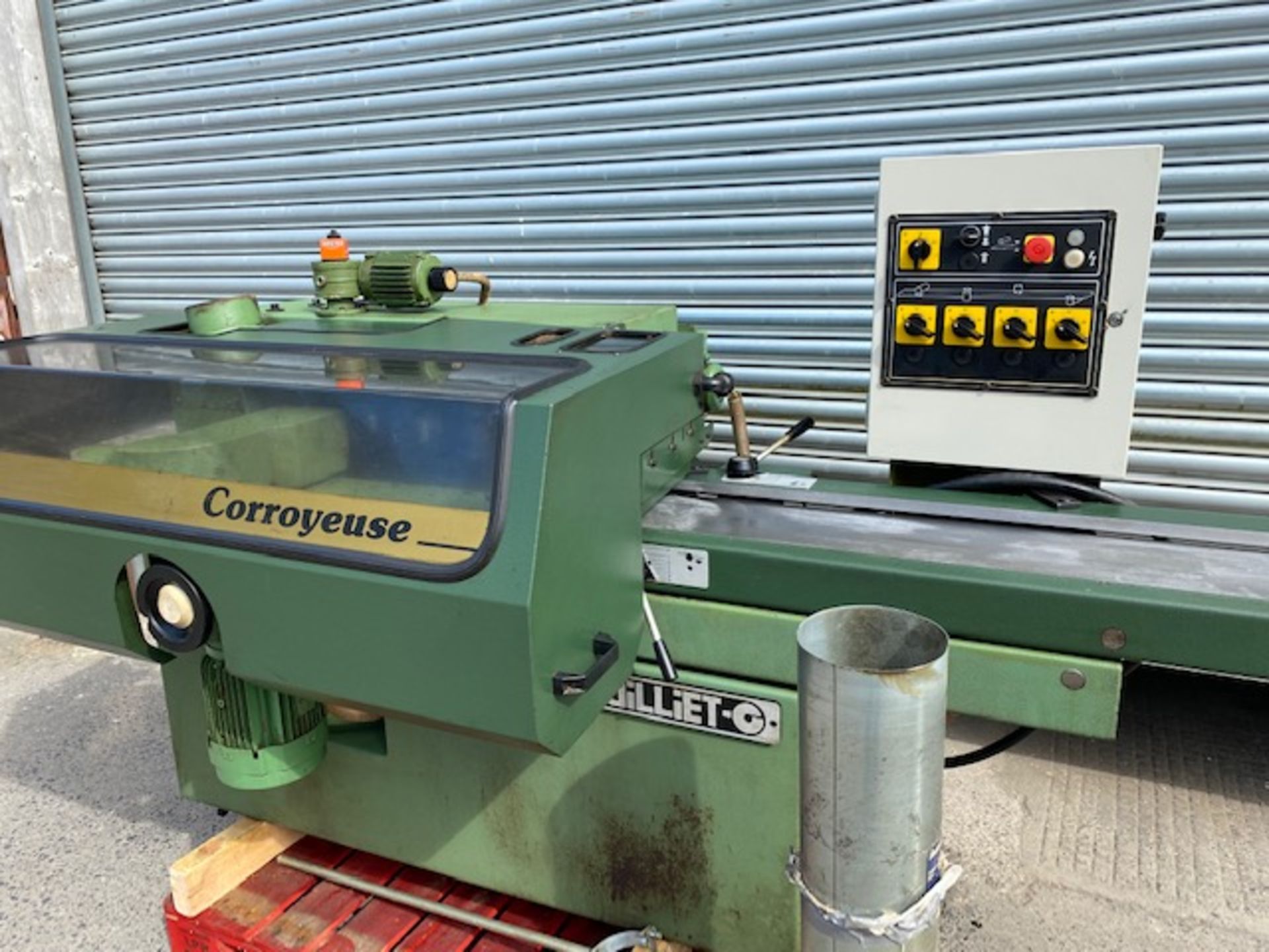 Guilliet KXY Corroyeuse Four Sided Planer/ Moulder, with tooling, year of manufacture 1988, 12in. - Image 3 of 11