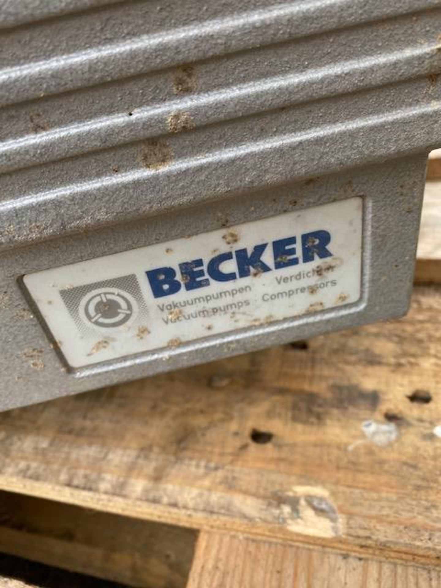 Becker Vacuum Pump, serial no. 1996, year of manufacture 1416608, 33kW motor (vendors comments - - Image 2 of 5