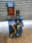 P&J Linisher, with dust unit (vendors comments - good condition), lot location - Backridge Farm,