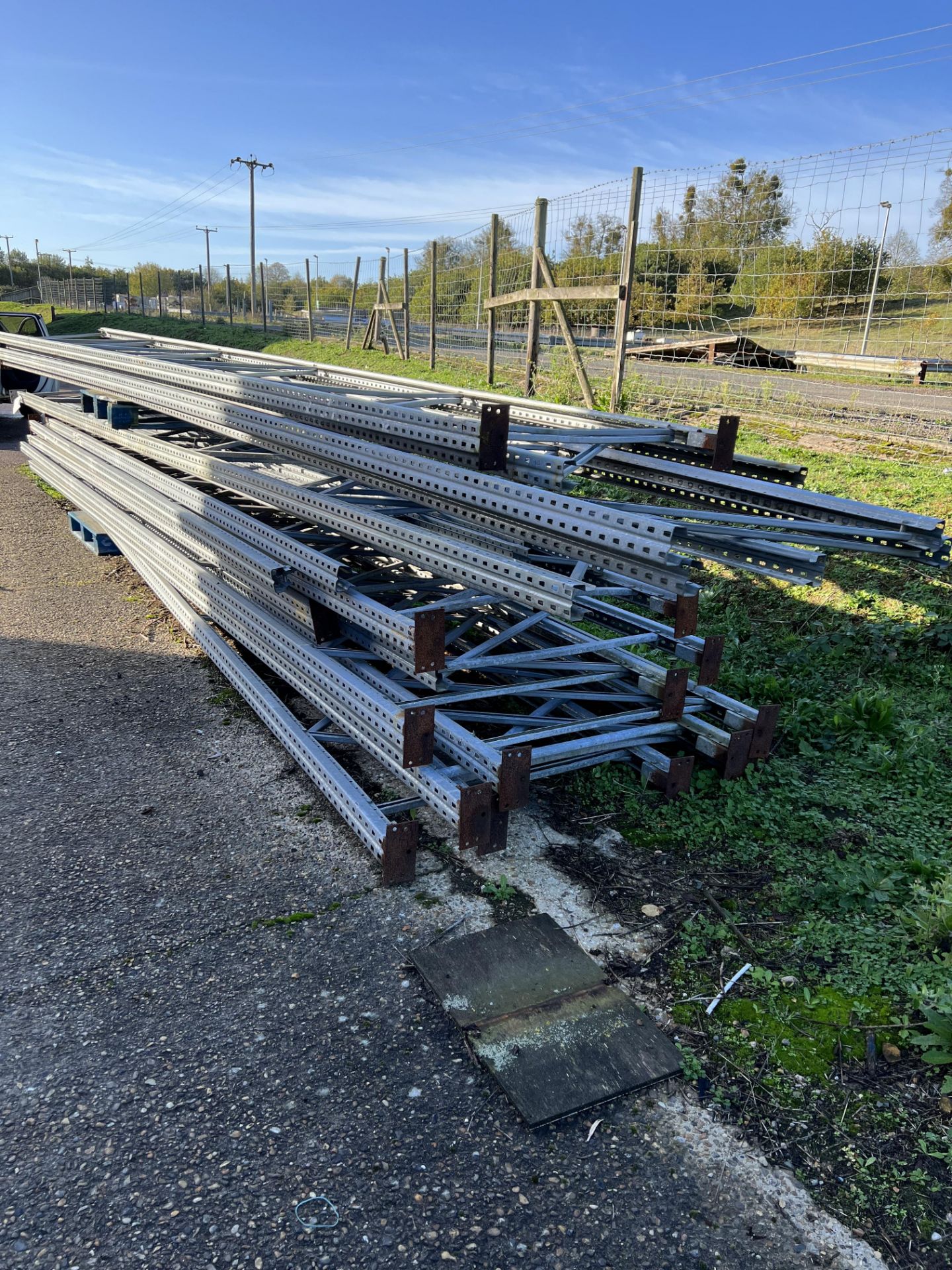 15 x Pallet Rack Uprights, up to approx. 9m long x - Image 2 of 3