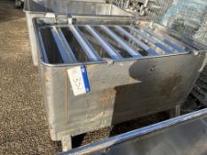 Stainless Steel Tank/ Vessel, approx. 1.5m x 0.97m