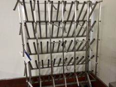 Mobile Lockable Boot Rack (to hold 30 pairs of wel