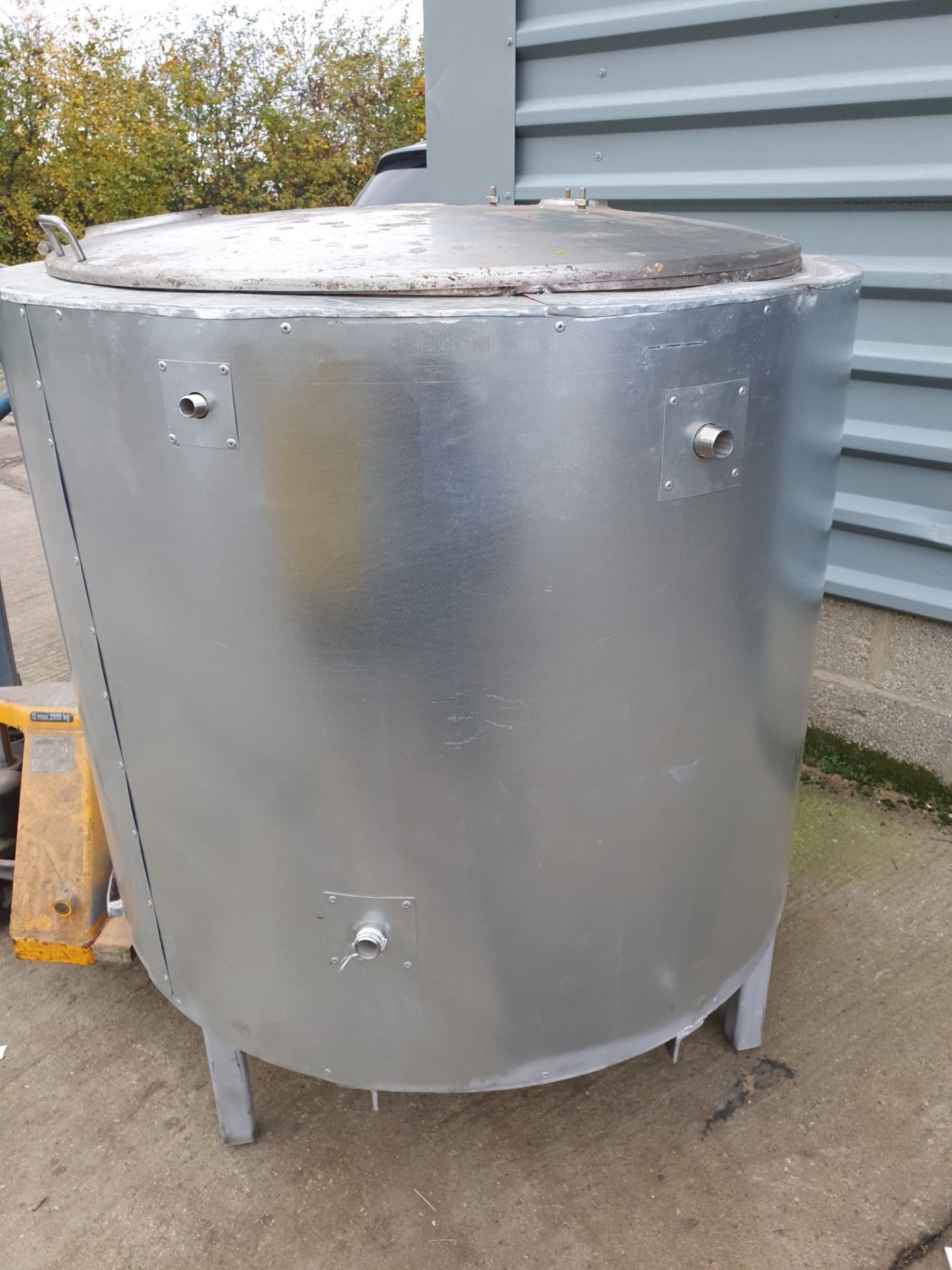 500L Stainless Steel Tank, with hot water jacket ( - Image 3 of 4