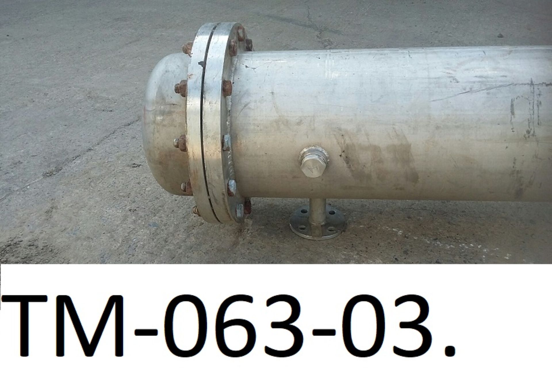 9 sq m 316 Stainless Steel Shell & Tube Heat Excha - Image 4 of 4