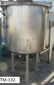 800L Stainless Steel Single Skin Mixing Tank (Ex.