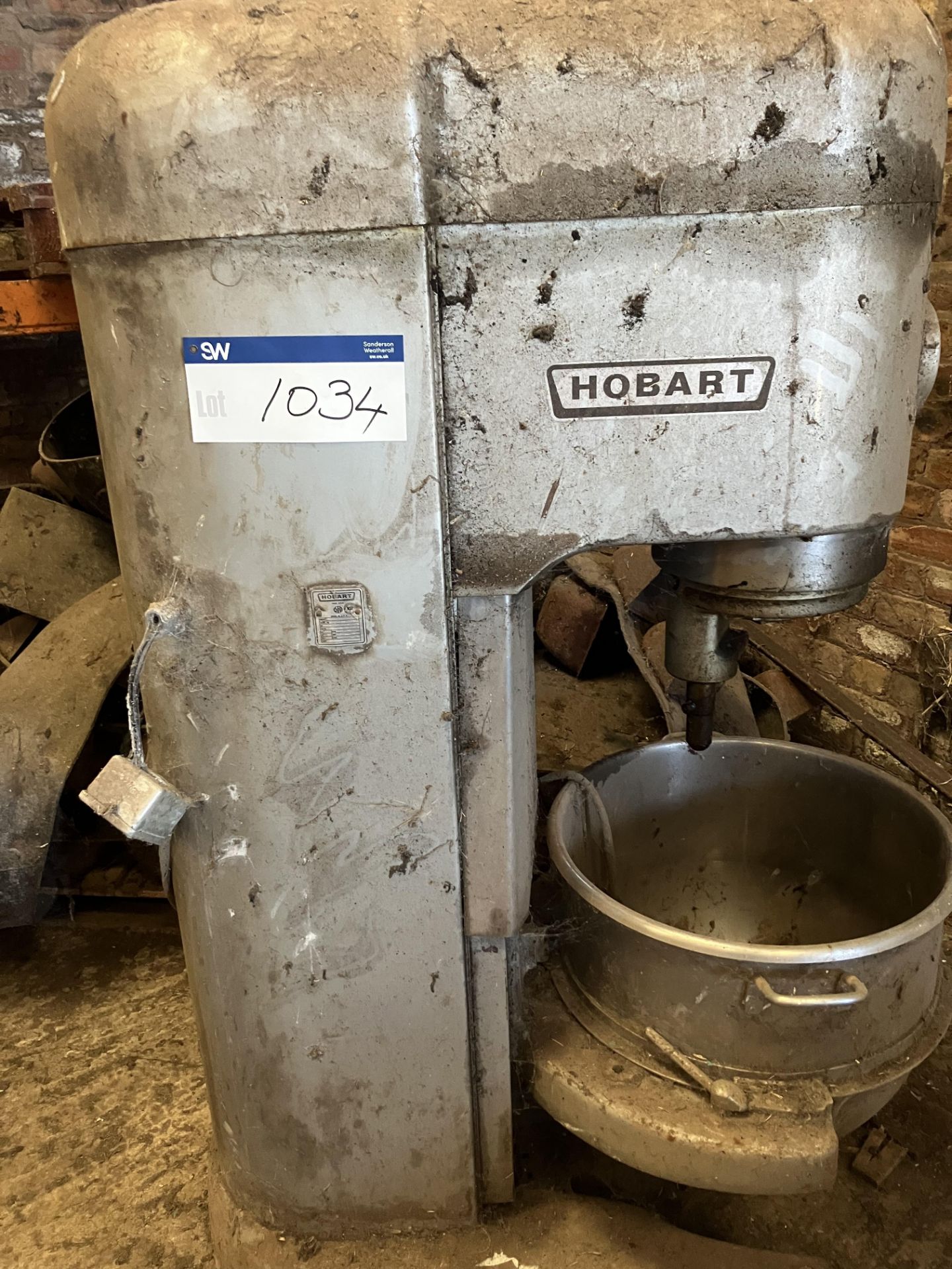 Hobart M 802 Stainless Steel Bowl Mixer (no mixing - Image 2 of 2