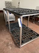 Four Pallet Stand/ Rack, approx. 2.1m x 1.22m x 1.