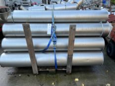 Pallet of Assorted Sizes Stainless Steel Piping, l