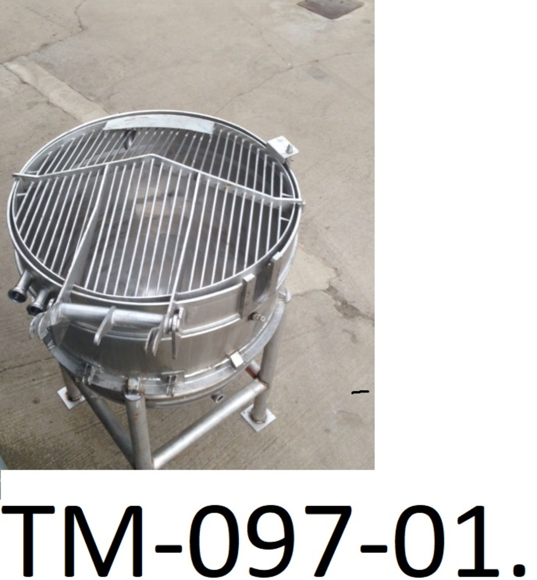 APV 1000L Stainless Steel Vessel, with stainless s - Image 2 of 3