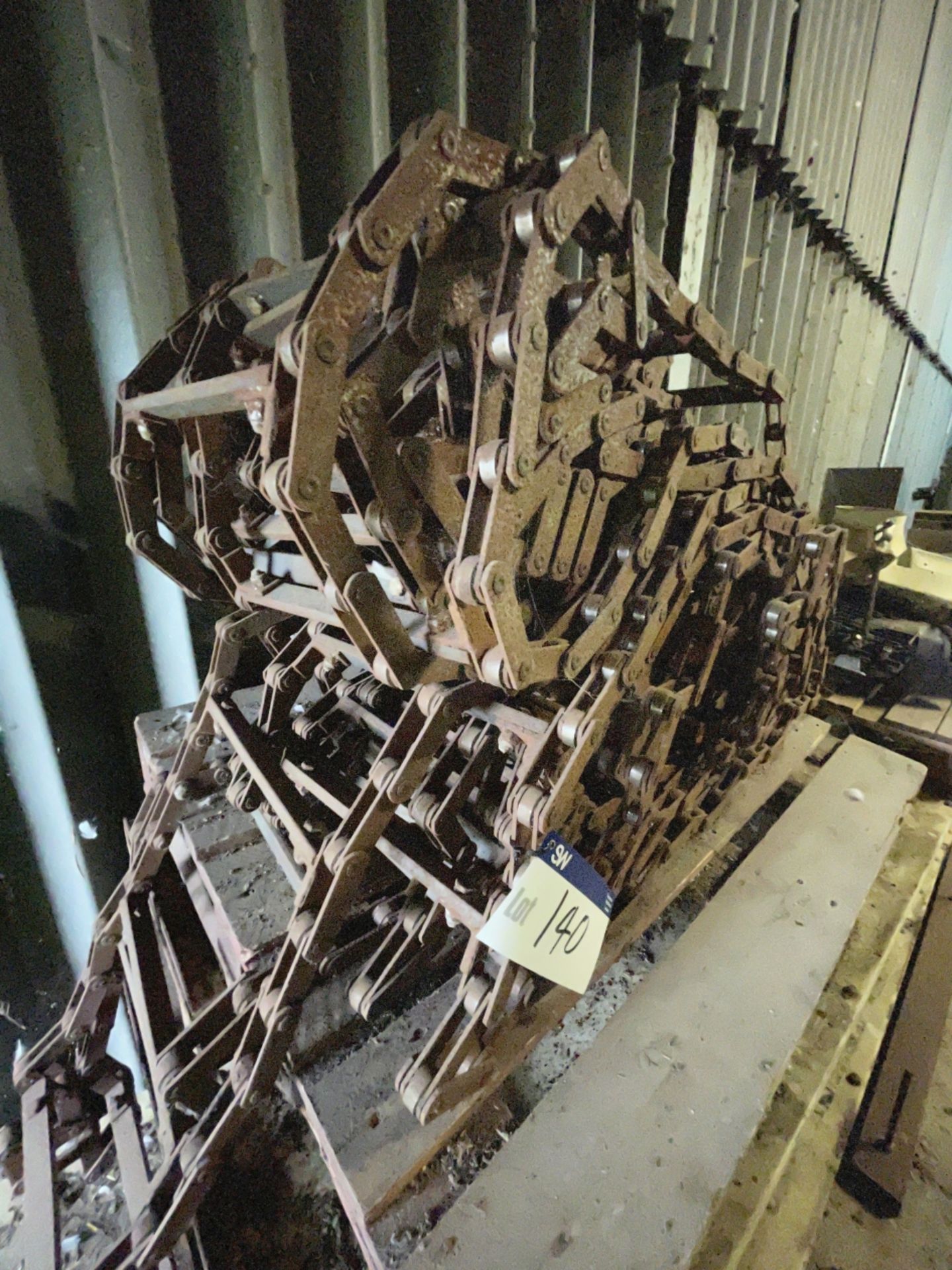 Six Guttridge Chain & Scraper Conveyor Sections, e - Image 3 of 5