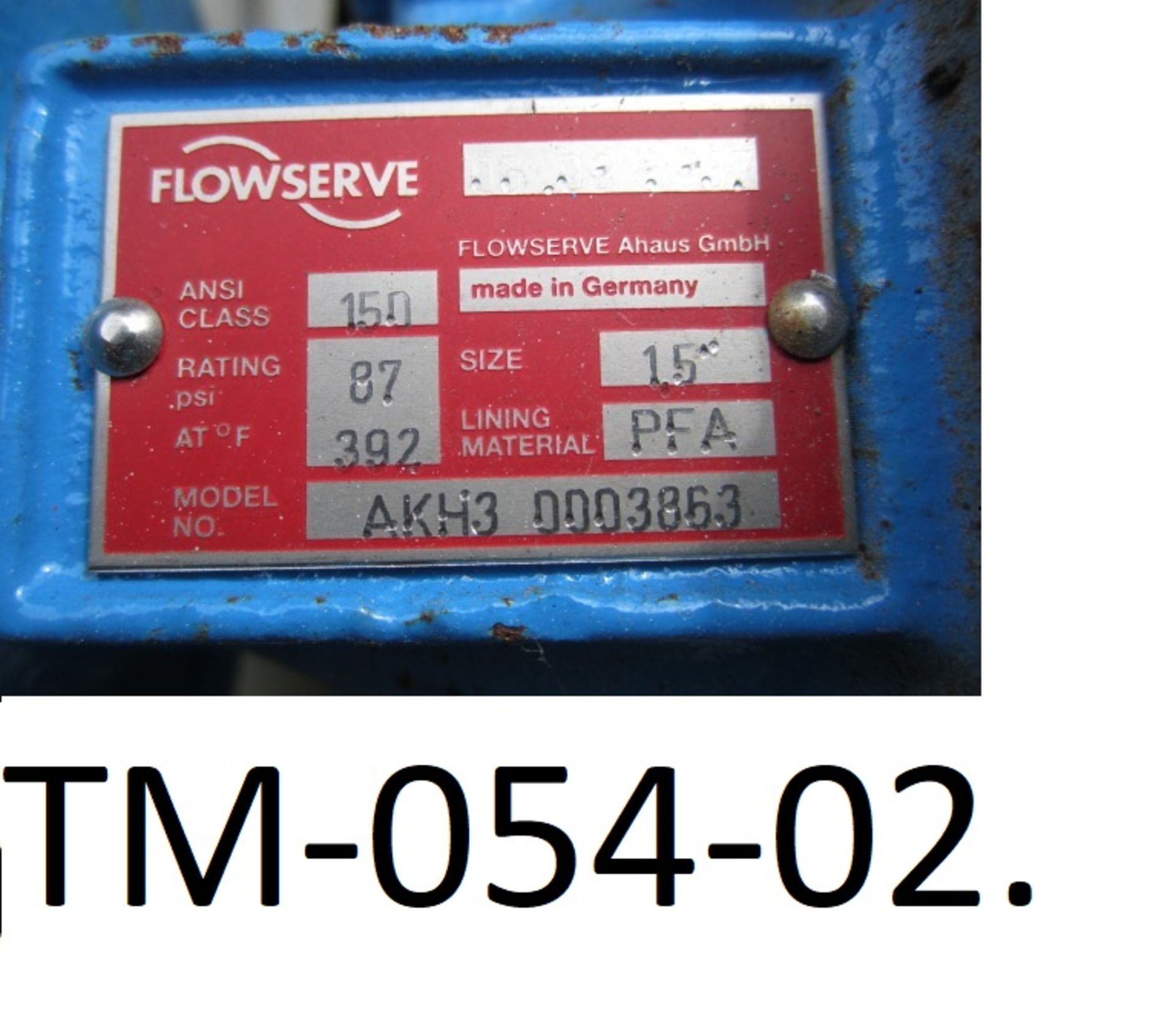 Flowserve PFA Coated Ball Valves (unused), free lo - Image 3 of 5
