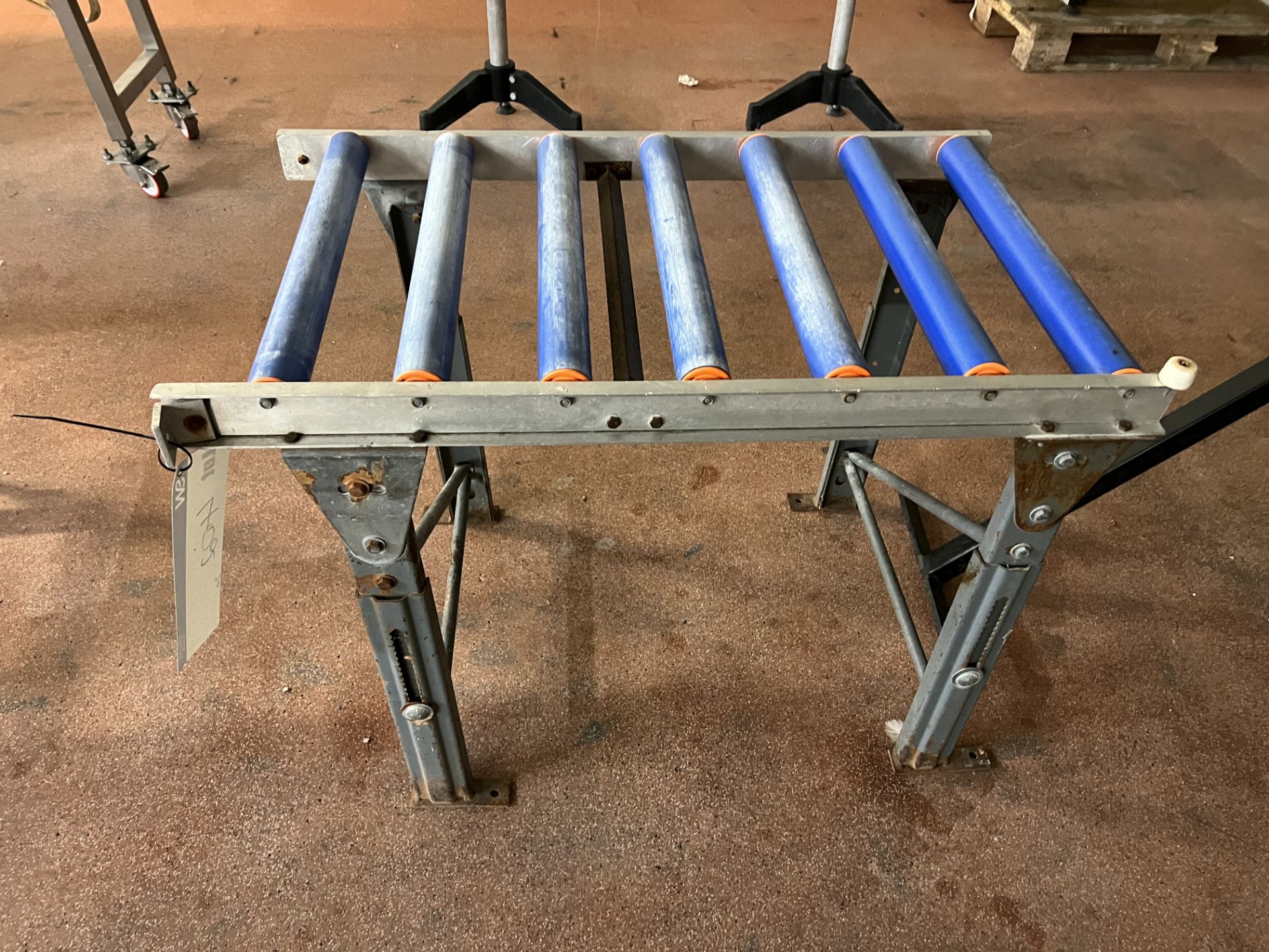 Roller Conveyor, approx. 0.9m x 0.6m x 0.65m, lift