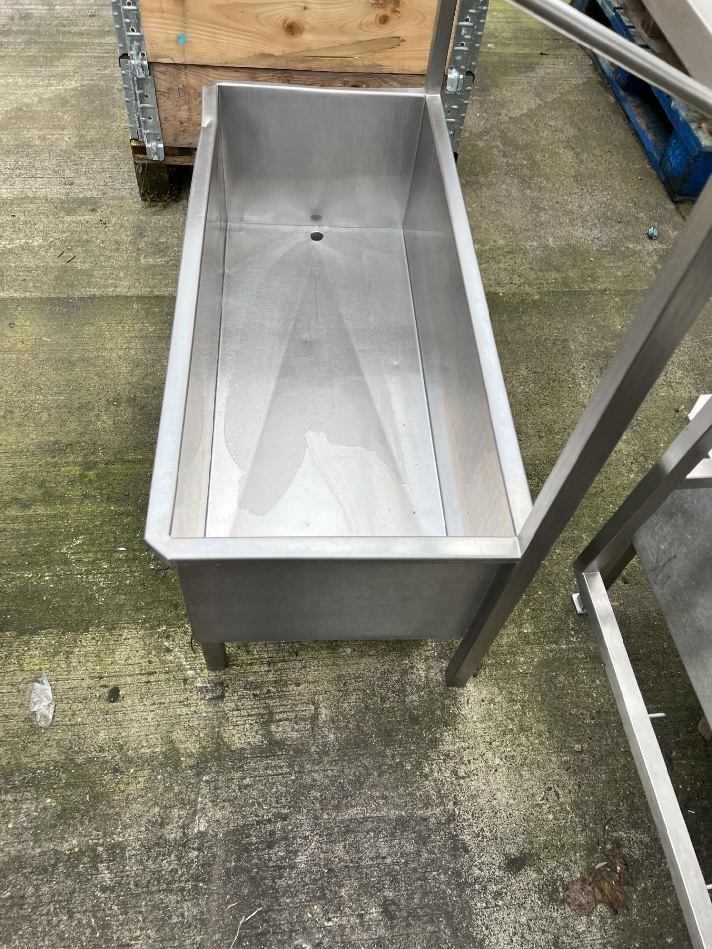 Stand, with hooks and trough underneath, approx. 1 - Image 3 of 3