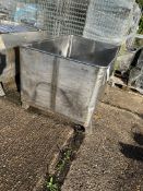 Stainless Steel Tank/ Vessel, approx. 1.5m x 0.97m