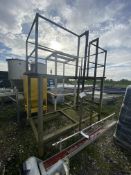 Fabricated Steel Access Platform, approx. 2.5m x 1