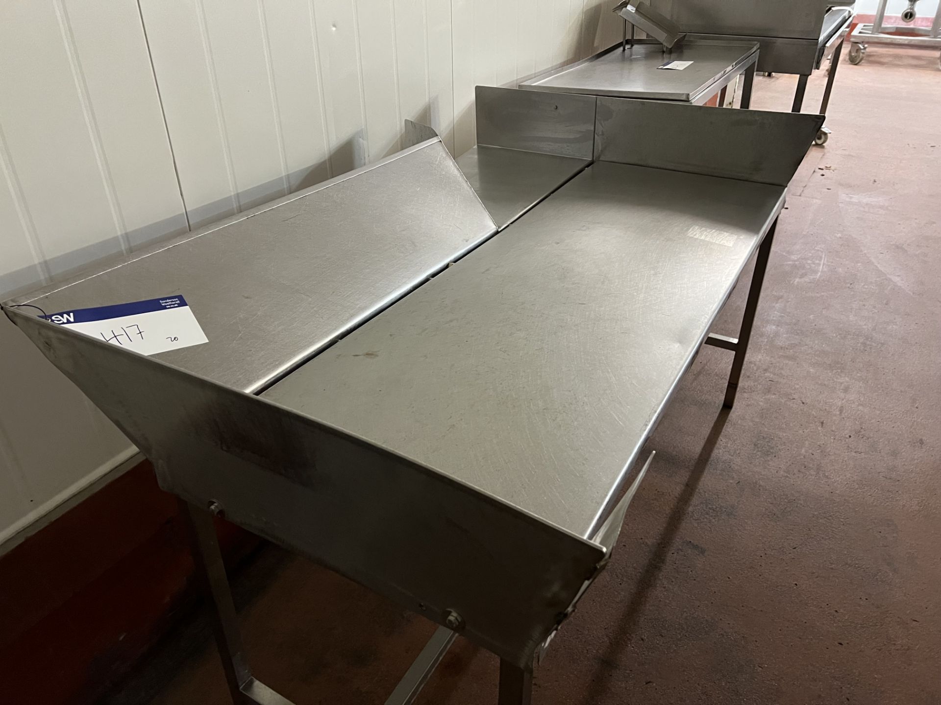 Sorting Table, with sides, approx. 1.7m x 1m x 0.9