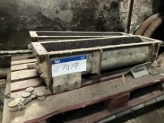 Two Screw Conveyors, each approx. 850mm long x 150