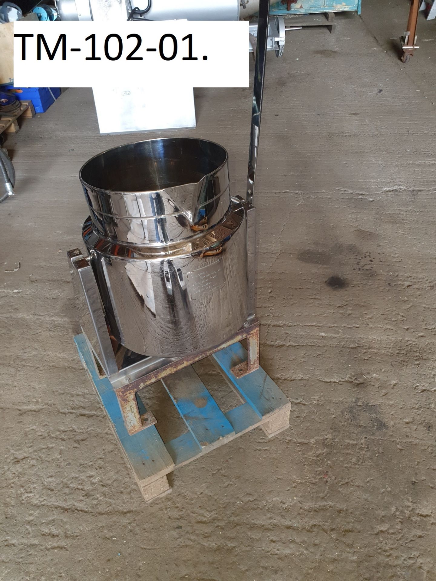 Coldstream 20L Stainless Steel Jacketed Tilting Pa - Image 2 of 4