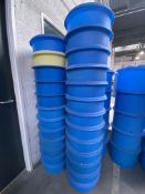 25 Heavy Duty Mixing Tubs, approx. 40cm x 20cm, lo