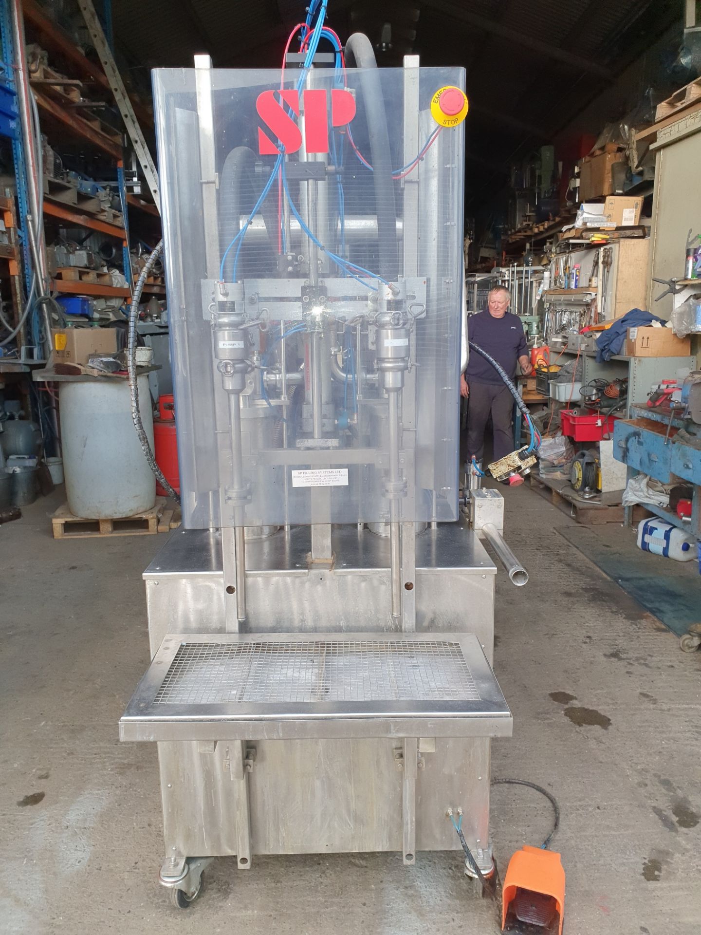 SP Fillers Ltd Twin Head Mobile Stainless Steel Pn - Image 12 of 12