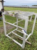 Fabricated Steel IBC Stand, 1.5m high (in yard) .