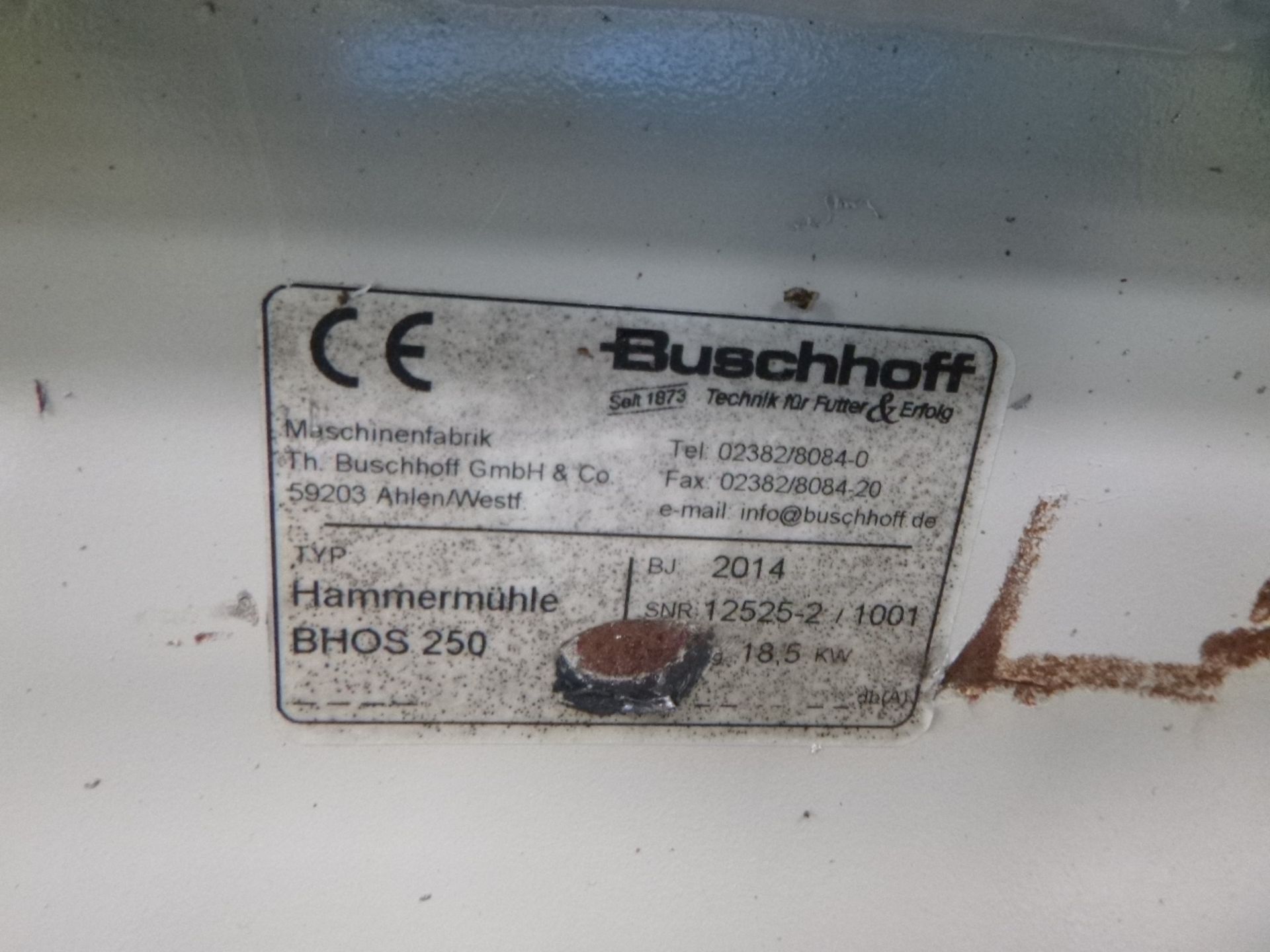 Buschhoff BHOS 250 Hammer Mill, year of manufactur - Image 4 of 4