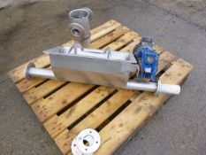 Stainless Steel Screw Hopper, 0.55kW