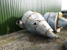 Galvanised Steel Cyclone, approx. 2m dia.