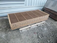 Eight Spare Cleaner Screens, approx. 810mm x 1650m