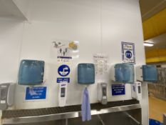 Four Paper Towel Dispensers & Four Liquids DispensersPlease read the following important