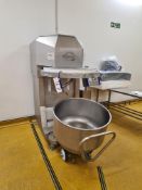 Diosna PSPV 160 AD SPIRAL MIXER, serial no. 994-052Please read the following important notes:- ***