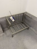 Stainless Steel Changing Room Racks, approx. 740mm x 440mmPlease read the following important