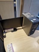 Dell Optiplex GX620 Pentium Desktop PC & Monitor (Hard drives wiped)Please read the following