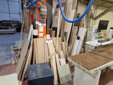 Quantity of MDF and Chipboard Offcuts, as lotted on mobile TrolleyPlease read the following