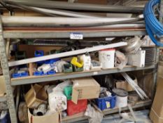 Contents to One Bay of Racking, including Piping, Pipe Fittings, Sink, Radiator, etcPlease read