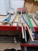 Quantity of Spades, Rakes, Shovels, Post Hole Diggers, etcPlease read the following important