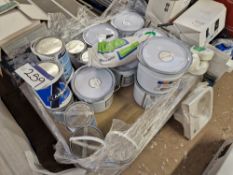 Quantity of Armstead Vinyl Matt Paint, All Coat Exterior Matt, etcPlease read the following