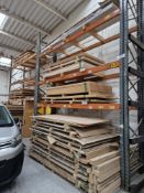 Two Bays of Three Tier Boltless Racking, approx. 4.4m x 1.1m x 5.2mPlease read the following