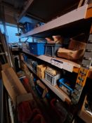 Contents to One Bay of Racking, including Cam Pins, Dowel Joints, Cupboard Hinges, Cabinet Feet,