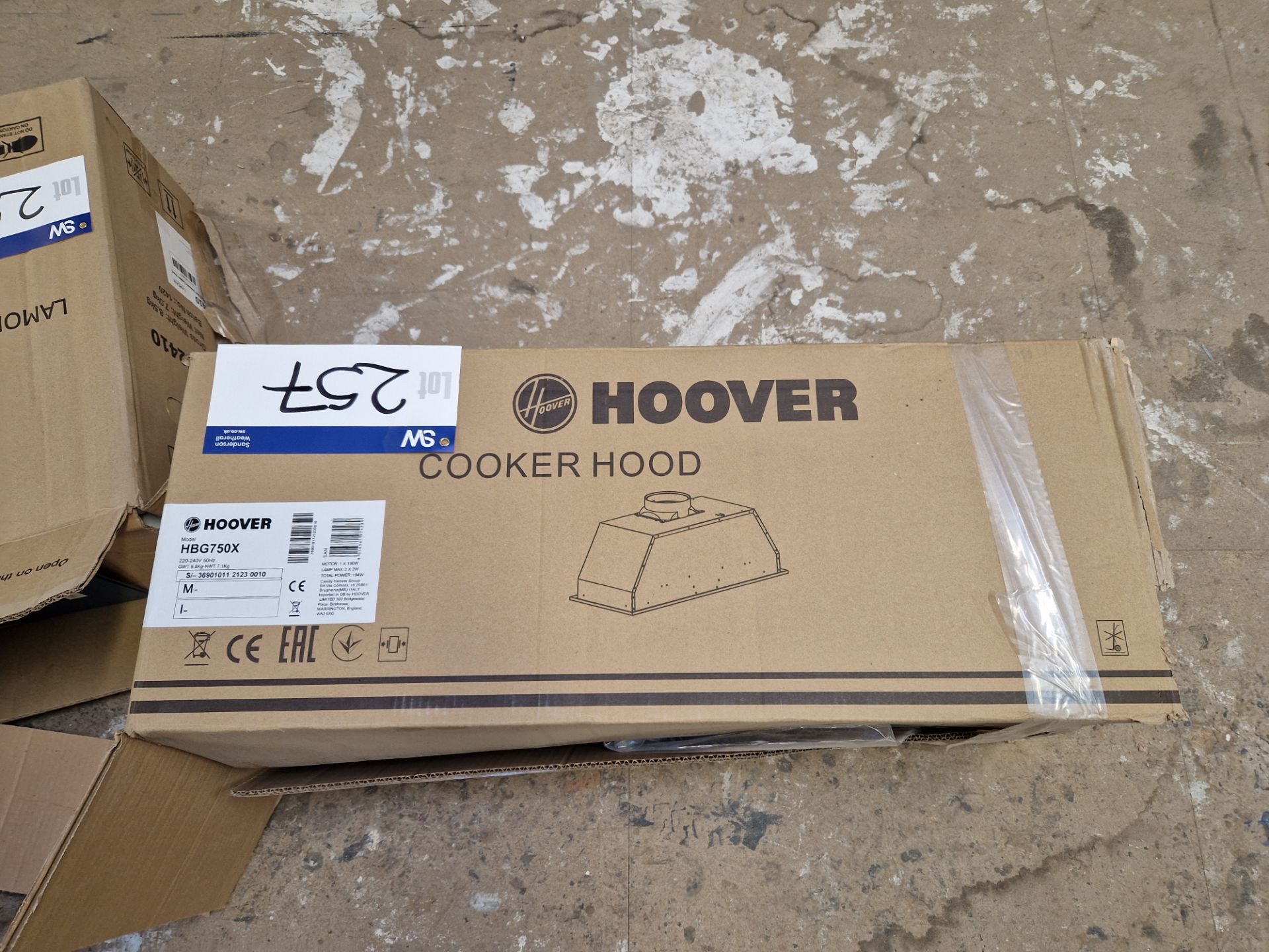 Hoover HBG750X Cooker HoodPlease read the following important notes:- ***Overseas buyers - All