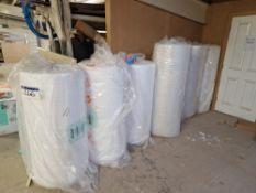 Three Rolls of 1200mm x 300mm Foam Packing Material and Four Rolls of BubblewrapPlease read the