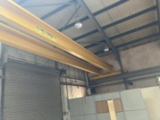 Fellows-Stringer 5 TON TWIN GIRDER OVERHEAD TRAVELLING CRANE, approx. width of crane – 19.11m x