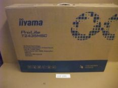 iiyama ProLite T2435MSC Touchscreen Monitor (understood to be unused in box), Full HD 1920x1080,