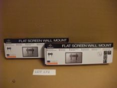 Two Neomounts NM-W120BLACK Flat Screen Wall Mount for 10" - 40" ScreenPlease read the following