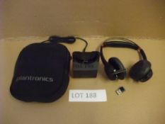 Plantronics Voyager Focus UCB825 Bluetooth Headset, with dongle and standPlease read the following