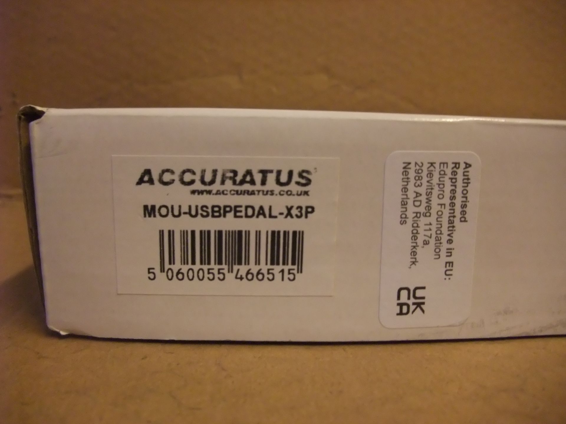 Two Accuratus X3P - USB Programmable 3 Button Foot / Switch Pedal (understood to be unused in box) - Image 3 of 3